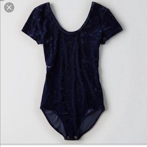 Velvet body suit